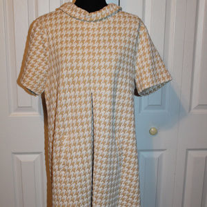 Tyler Boe Tan Jacquard Dress